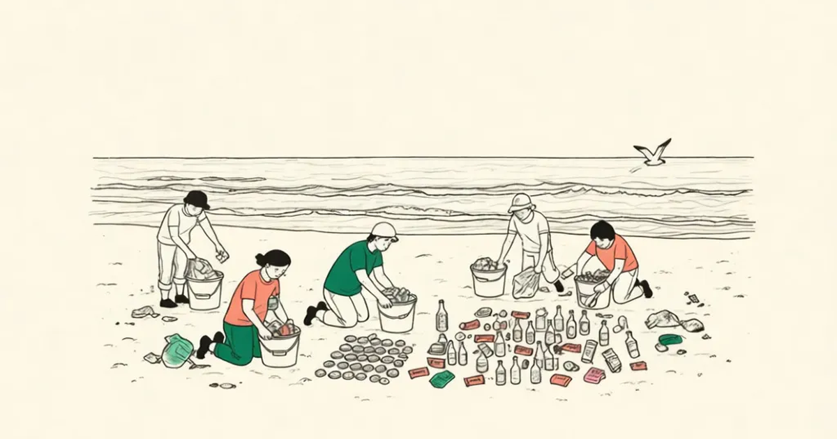 Ocean Conservancy Asks Beach Cleanup Volunteers to Do One Extra Thing: Count
