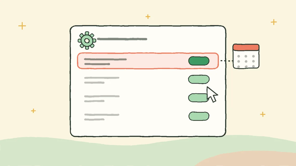 Where to find your billing schedule in Patreon settings
